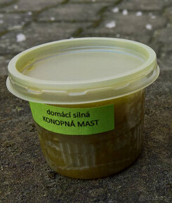 Konopná domácí mast