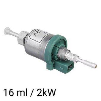 Nezávislé naftové topení - pumpa 16, 18, 22, 28 ml