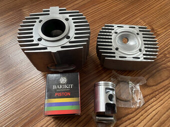 Jawa 50 - upravený válec, hlava válce