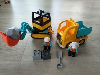 LEGO Duplo Town 10931 Náklaďák a pásový bagr