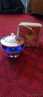 Ruská modrá cukřenka, mísa na bonbóny