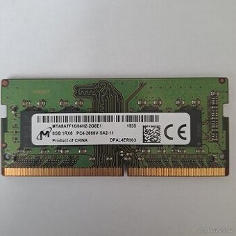 8 GB PC4 - 2666 - pouzita