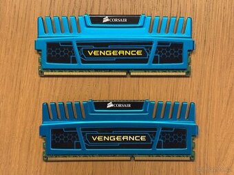8GB Corsair Vengeance DDR3 1600 MHz (2x4GB) modrá - blue