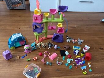 Little pet shop LPS domeček, karavan a figurky