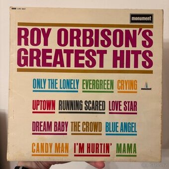 Roy Orbison’s Greatest Hits. LP