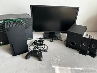 Xbox series X 1TB Top stav, monitor benq XL2411P+ reproduk