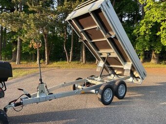 Nový bržděný sklopný přívěs Anssems 2000 kg, 150x305