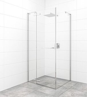 Sprchový kout 80 x 100 x 195-8mm skla- luxus- nový
