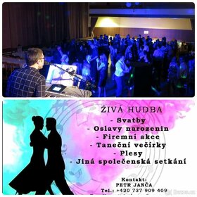 Živá hudba - svatby, oslavy  DJ.Produkce Nový Jičín