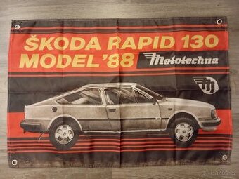 Škoda Rapid 1988 dekorácia na stenu