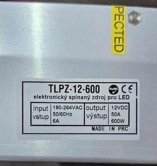 Napájecí zdroj 12V, 600w