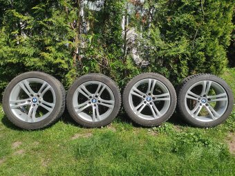 Alu kola BMW 5x120r18 originální M5/M6+zimní pneumatiky  245 - 1