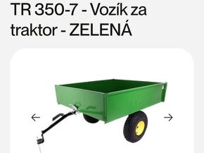 Vozík za zahradní traktor