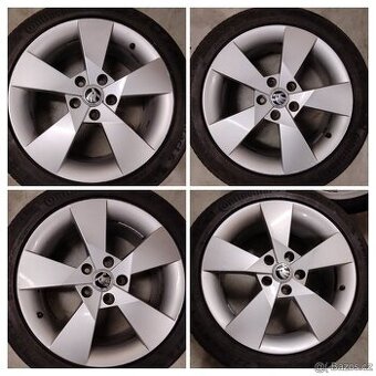 Kola octavia 3 5x112 + pneu 225/45/17 - 1