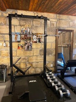 Robustní půlklec Half rack + adaptér na dipy - 1