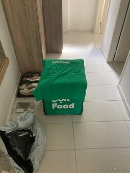 Bolt food teleskopická doručovací taška + XL bolt food triko