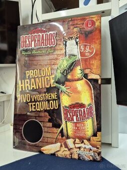 Reklamní cedule práva Desperado top stav 59x39cm