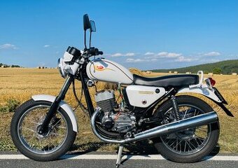 Jawa 350 Californian 5, bílá perleť, český TP