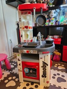 Dětská kuchyňka Tefal Smoby + plno jídla