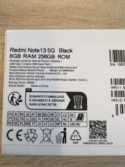 Xiaomi redmi Note 13 5G, 8gb Ram, 256 Rom