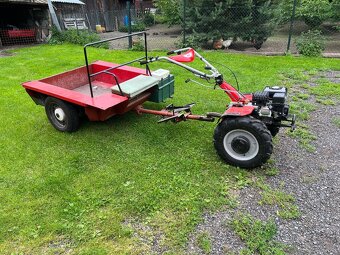 Kultivátor Hecht 7100 s vozíkem + starší model na náhr. díly