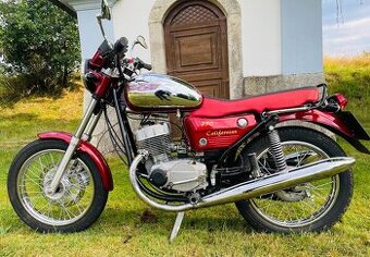 Jawa 350 s TP ČR, Californian 5, červená metalíza