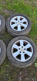 Alu kola r15, 5x112 Octavia. Pneu