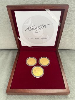 Sada tří medailí Karel Gott - Zpěvák, Malíř, Fenomén