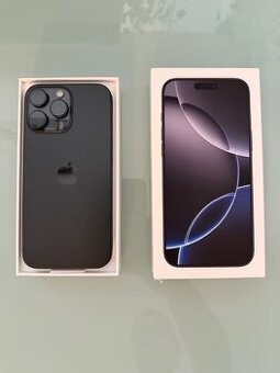 Prodám Apple Iphone 16 pro max s pamětí 256 GB černý titan