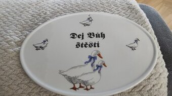 Cedulka Boží požehnání  vzor husy
