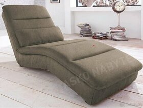 Prodám relaxační lehátko Yankee - hnědá látka