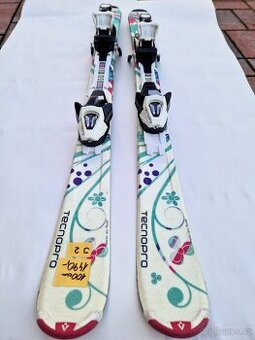 Dívčí lyže TECNOPRO Sweet 100 cm s vázáním do 45 kg