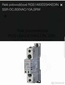 Nove Polovodičové relé Carlo Gavazzi