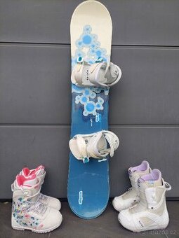 Snowboard WESTIGE, 130 cm + snowboardové boty