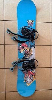 Snowboard Gravity, boty a vak