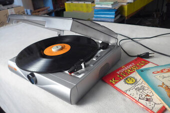 Repro Mini Gramofon TRION pro Děti +LP +EP Pohádky