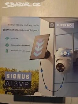 Wi-Fi kamera Signus,solární napájeni,v záruce. 1 000 Kč
