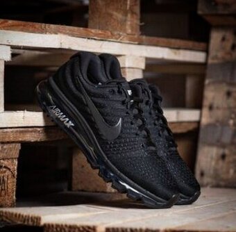 NIKE air max 2017 "black/silver"