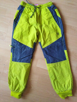 Zateplené dětské kalhoty - oteplováky vel. 134