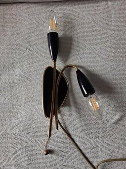 Prodám vintage dvouramenné svítidlo z 50. let 20. století. M