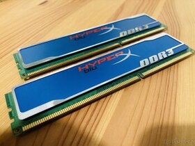2x Operační paměť Kingston HyperX Blu 2GB DDR3 1600 - 1