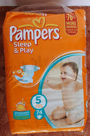 Plíny Pampers Sleep & Play, velikost 5 junior, 11 - 25 kg