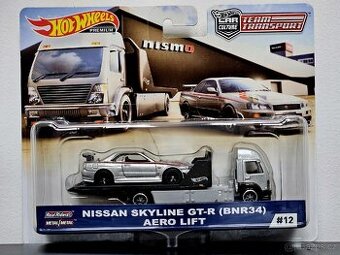Hot Wheels Team Transport Nissan Skyline GT-R + Aero Lift