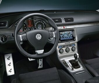 Passat R36 b6 dekor palubky set + budíky 300 kmh