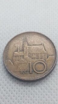 Prodam vzacnou 10 KORUNU 1993 RRRRR Male KC