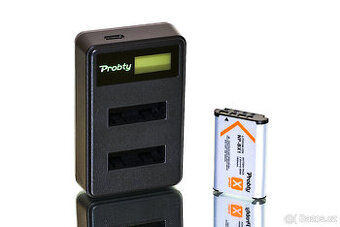 Nabíječka duální pro Sony NP-BX1 + baterie Nepoužitá - 1