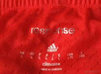 Kraťasy Adidas oranžovo-černé - pánská vel. L - nové