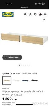 Šuplíky MALM IKEA