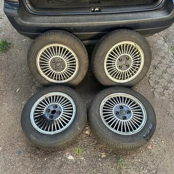 CENA JE ZA CELOU SADU alu kol 4x98 + pneu 165/70 r14