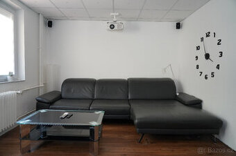 Zánovní německá sedačka Dieter Knoll, kůže, do L